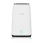 Zyxel FWA510 trådløs router Multi-Gigabit Ethernet Tri-band (2,4 GHz / 5 GHz / 5 GHz) 5G Sort, Hvid